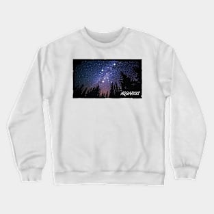 Zodiac Majesty Aquarius Constellation Crewneck Sweatshirt